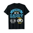 Vintage I Leveled Up to Daddy 2025 Funny Soon to Be Dad 2025 TShirt