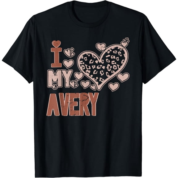 Vintage I Love AVERY Shirt I Heart AVERY For Women Men T-Shirt