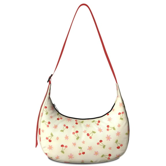 Vintage I Love Lemons Crossbody Handbag for Women, Summer Yellow Fruit Shoulder Tote, Cute Floral Hobo Purse, Water-Resistant and Spacious for Travel