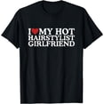 thumbnail image 1 of Vintage I Love My Hot Hairstylist Girlfriend Hair Stylist T-Shirt, 1 of 4