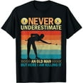 thumbnail image 1 of Vintage I Never Dreamed I'd Be A Sexy Pool Billiards Player T-Shirt, 1 of 5