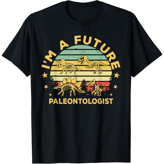 Vintage I am a future Paleontologist Dinosaur lover gift T-Shirt