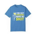 thumbnail image 1 of Vintage I'm Not Throwing My Shot Uplifting Retro Motivating Illustration Men Women Unisex Garment-Dyed T-shirt, 1 of 4