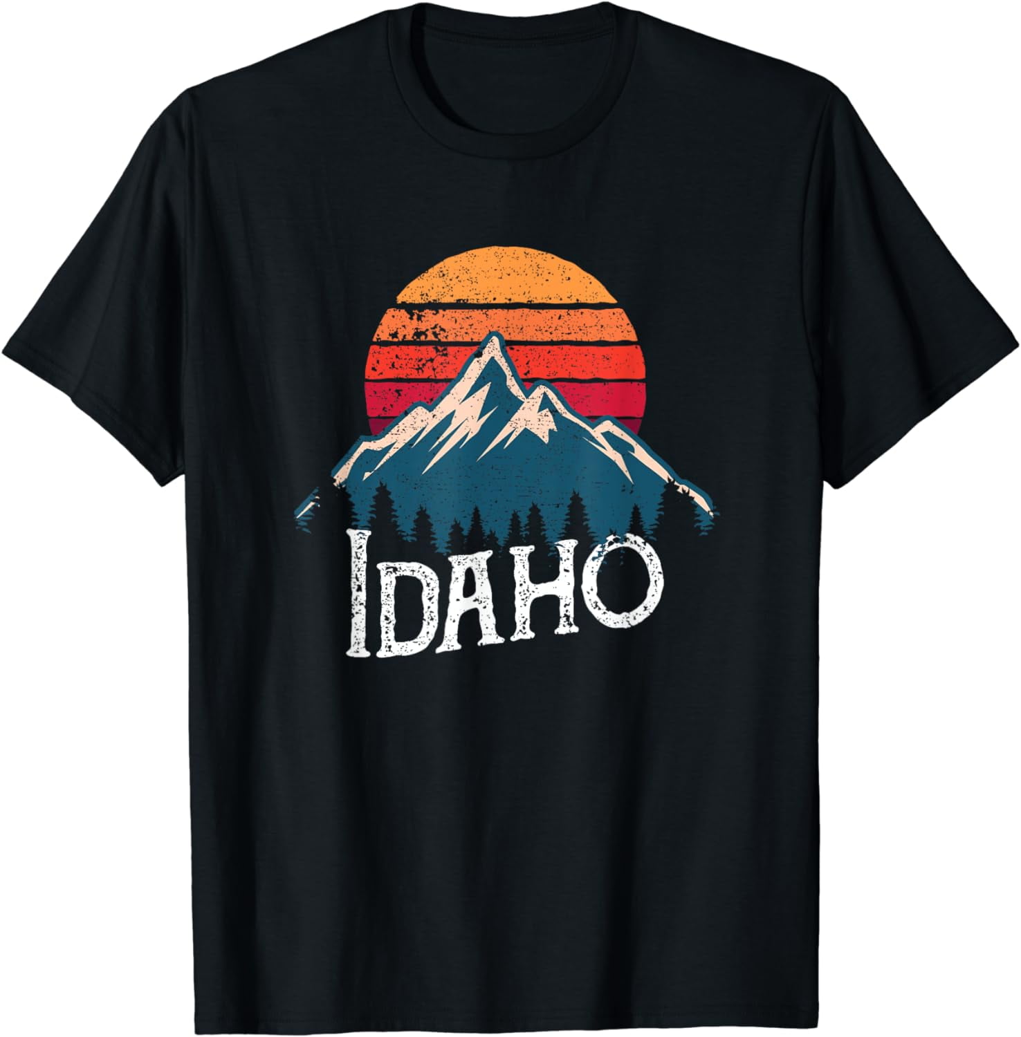 Vintage Idaho Id Mountains Outdoor Wildness Retro T-Shirt Vintage Idaho Id Mountains Outdoor Wildness Retro T-Shirt