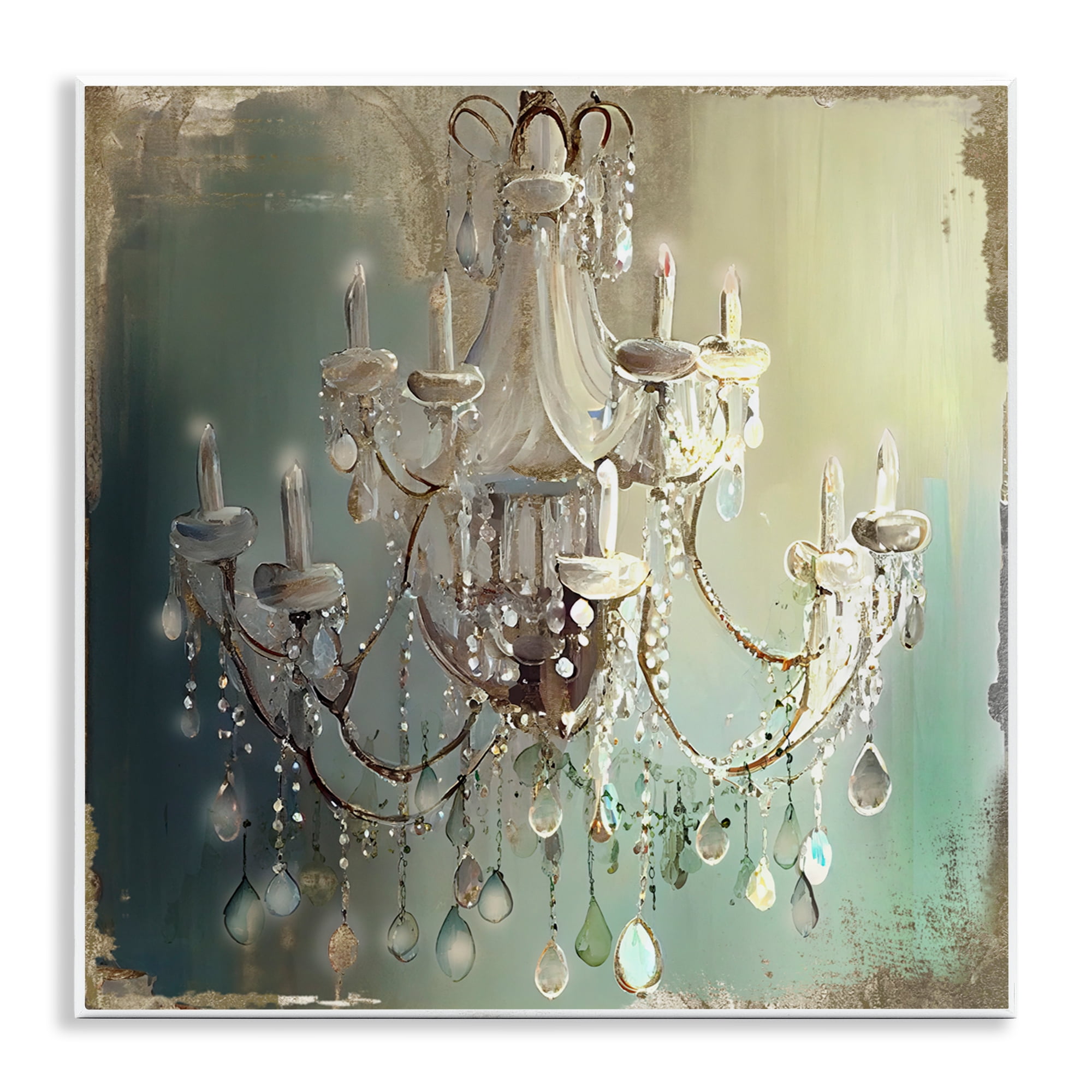 Vintage Illumine Chandelier Wall Plaque Art, design by Sasha