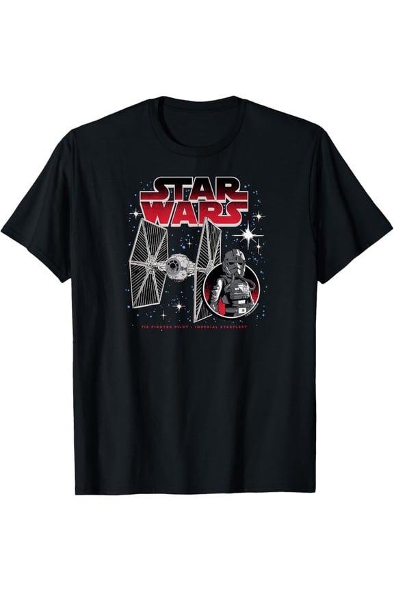 Vintage Imperial Starfleet Tie Fighter T-Shirt S-5XL Trending Birrthday Tee Gifts Vintage Tee -Birthday Gifts