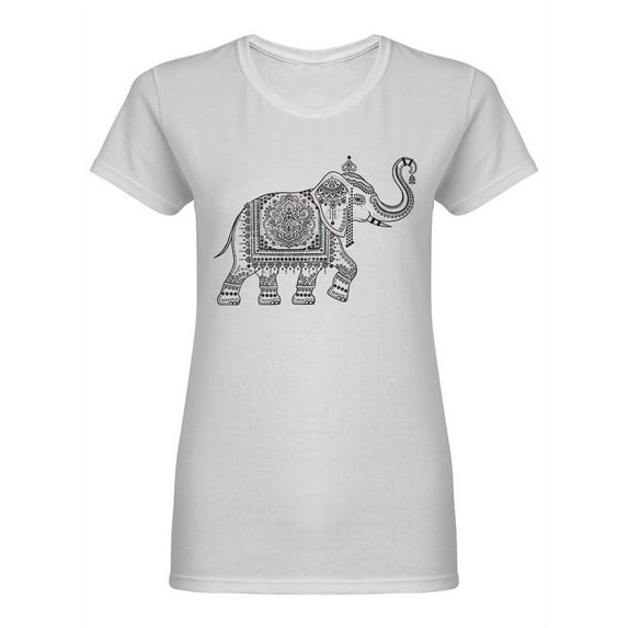 Vintage Indian Elephant Shaped Tee Women's -Image by Shutterstock