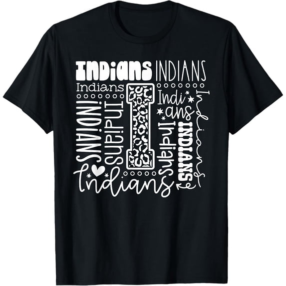 Vintage Indians Back To School Team Spirit T-Shirt Unisex S-5Xl Hot Trending Shirt Birthday Gift