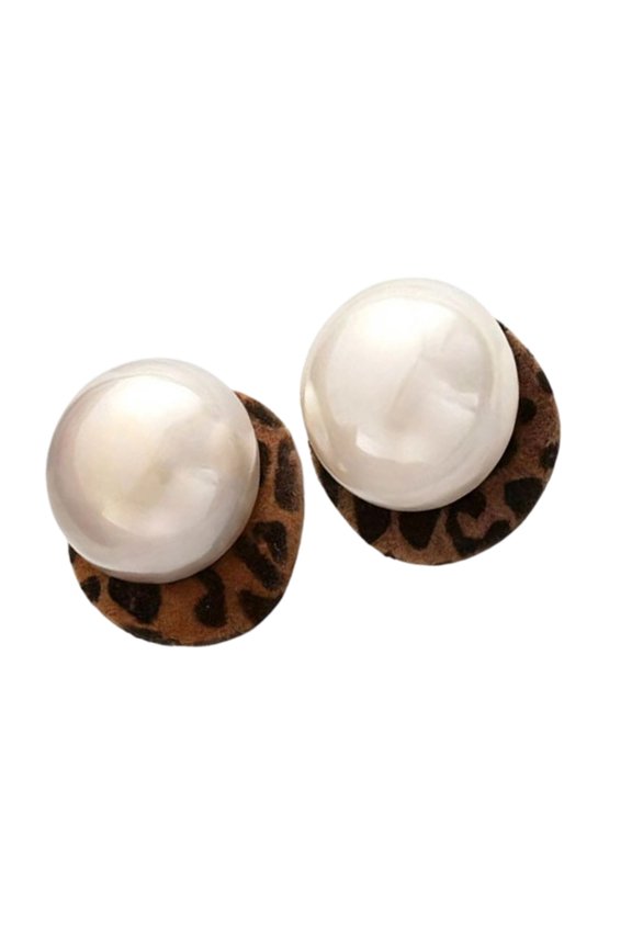 Vintage Inspire Flocking Pearls Earrings Winter Fashion Statement Pieces Casual Formal Outfit Matching Accessories