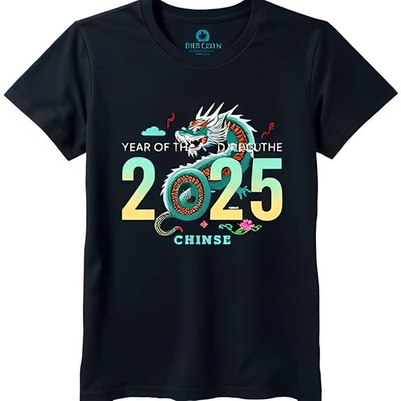 Vintage Inspired Black T-Shirt with Retro Chest Graphic Soft & Comfortable Fabric