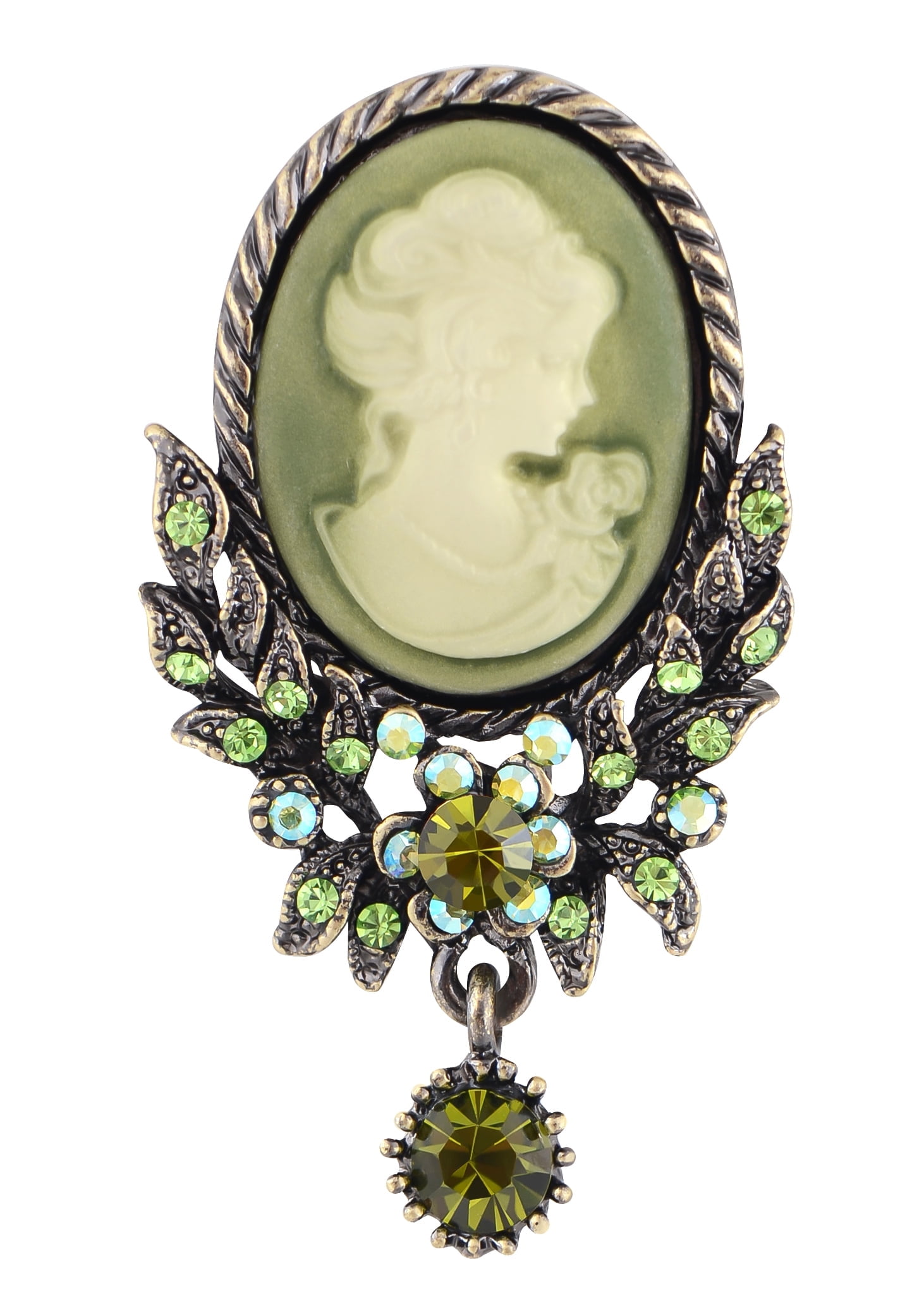 Victorian Vintage style flower garden Brooch/Victorian Flower Cameo/Jewelry Gift outlet for Her/Flowers earrings