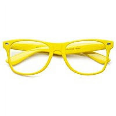 yellow nerd glasses