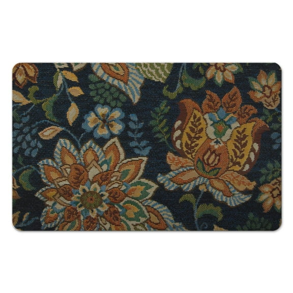 Vintage Inspired Floral Area Rug, Non-Slip & Distressed Look, Modern Collection | Vibrant Accent Carpet for Living Room & Bathroom Decor, 20x32 inch