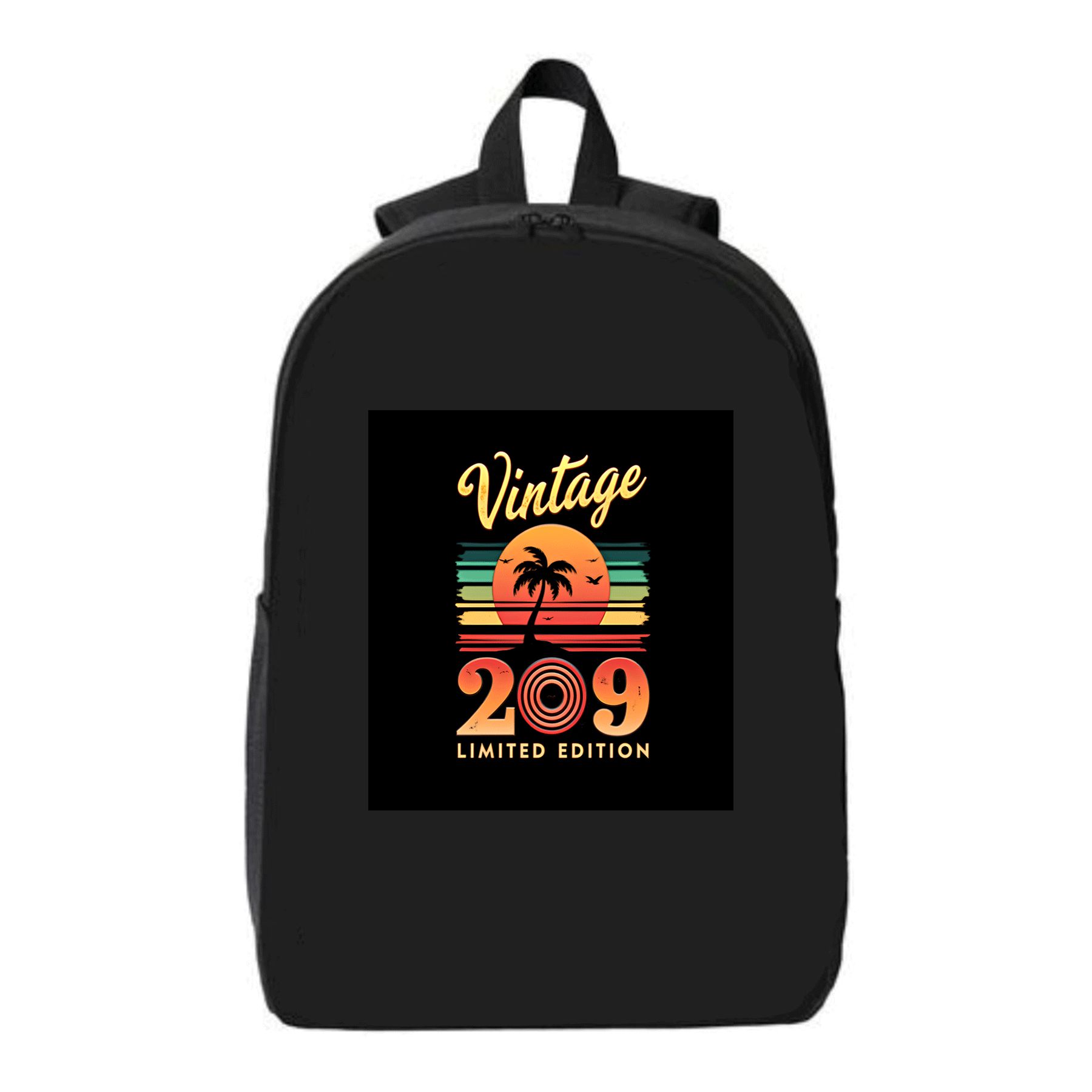 Vintage-Inspired Laptop Backpack for 15 