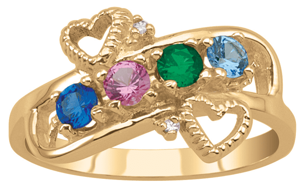 Vintage-Inspired Personalized Filigree ring by Jewelster