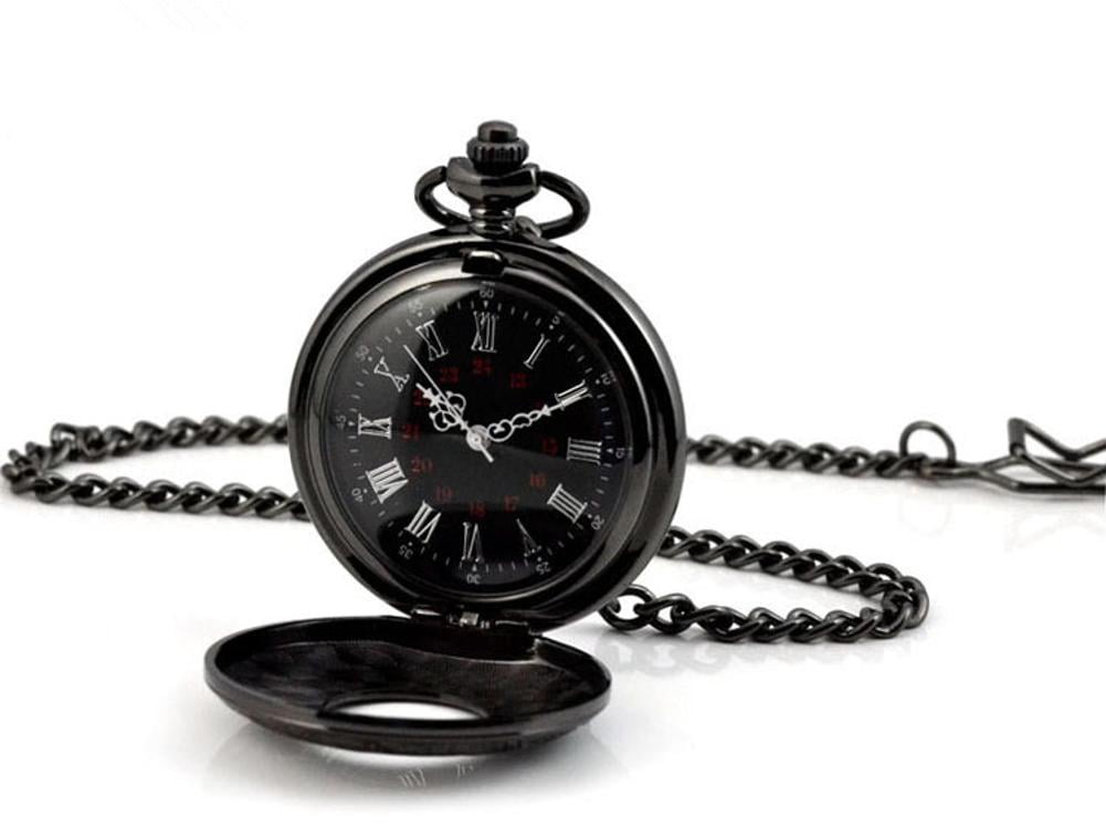 Vintage-Inspired Pocket Watch with Chain Retro Style Practical ...