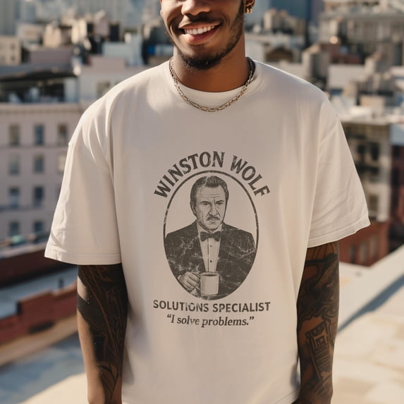 Vintage-Inspired Tuxedo Graphic Comfort Colors T-Shirt for Casual Style