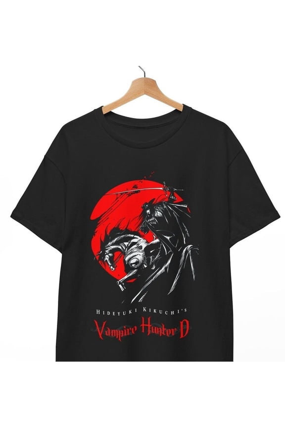 Vintage Inspired Vampire Hunter D T-Shirt, Japanese Anime Shirt, Unisex Tee