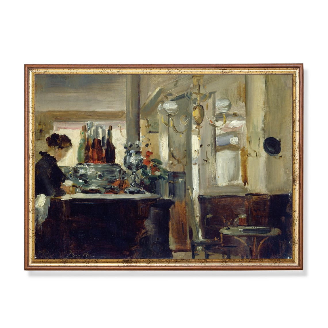 Vintage Interior Moody Rustic European Wall Art, Cafe, Gallery Wall And ...