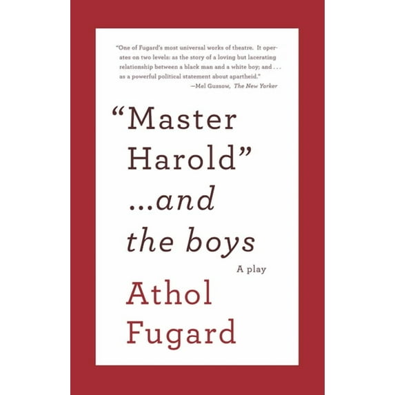 Vintage International Master Harold and the Boys: A Play, (Paperback)