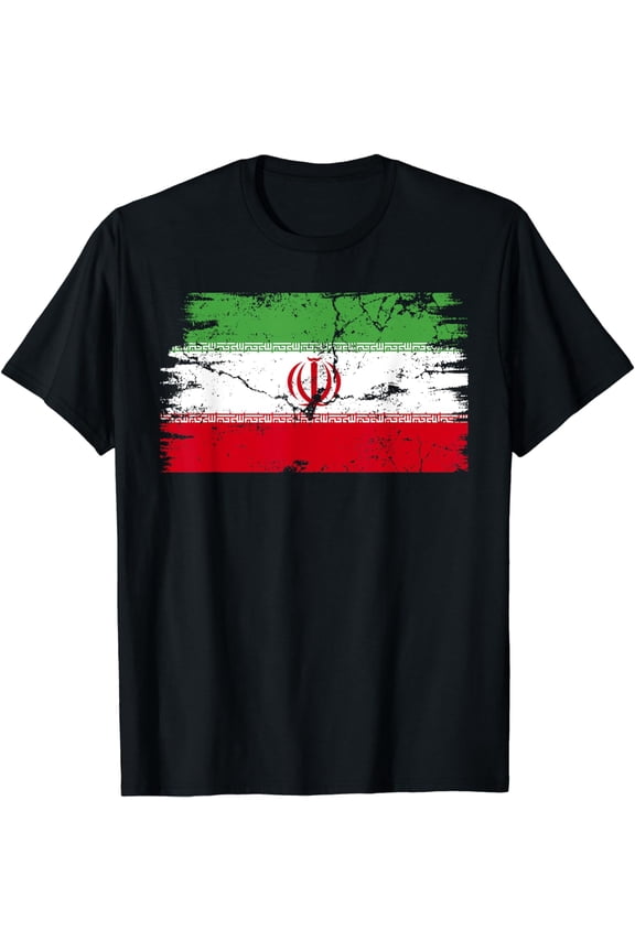 Vintage Iran Iranian Flag Pride Support Iranian T-Shirt mens t shirt,black,women,funny,misfits,men,journey,t-shirt