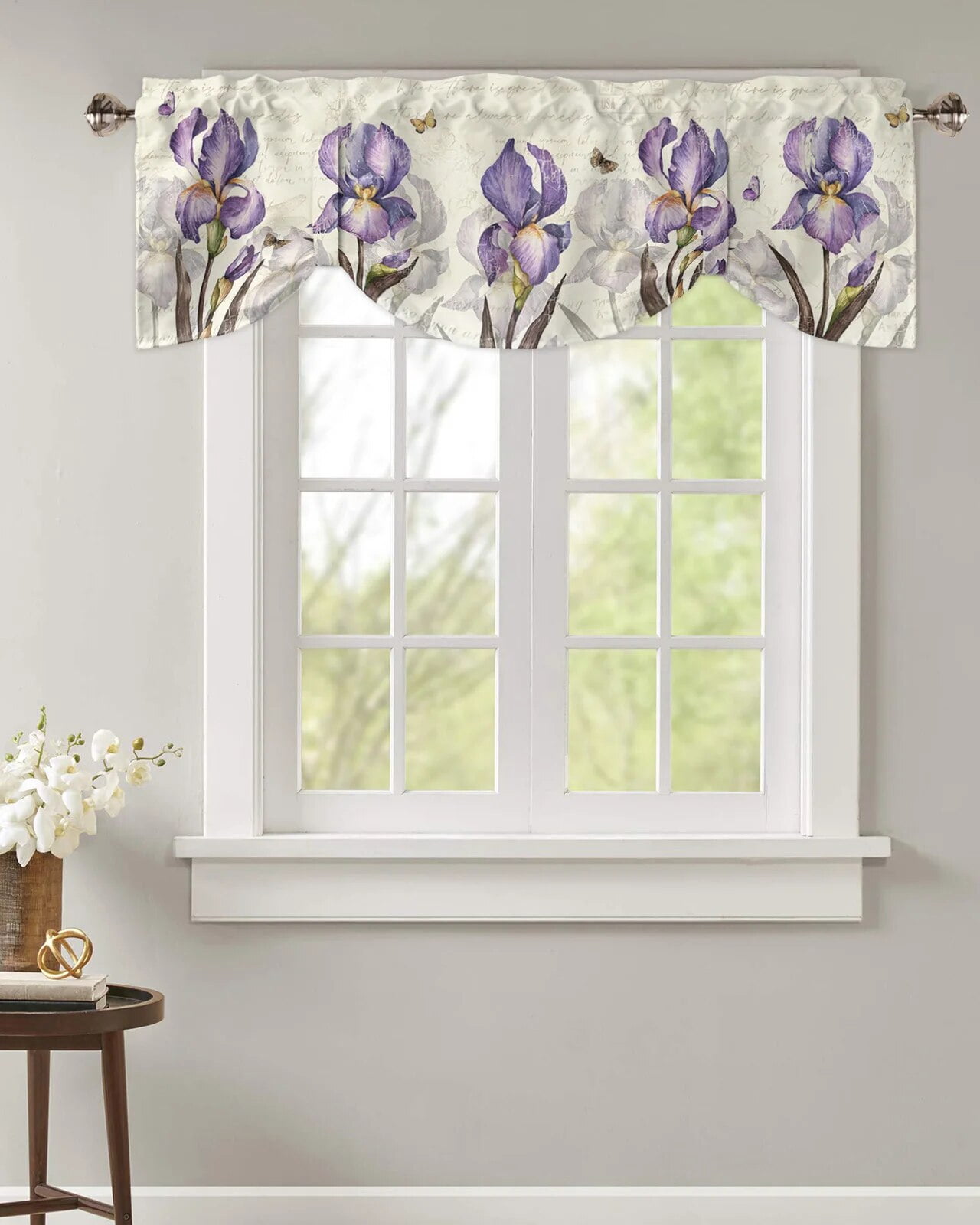 Rustic Star WN1403099CL Quilted Valance