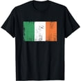 thumbnail image 1 of Vintage Irish Banner Fan Ireland Flag Retro T-Shirt, 1 of 4