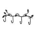 thumbnail image 1 of Vintage Iron Wall Hook Rack for Coats, Hats, and Keys – Decorative Storage Solution for Home Entryway, Hallway, Kitchen, and Garden – Unique Butterfly Design, 1 of 5