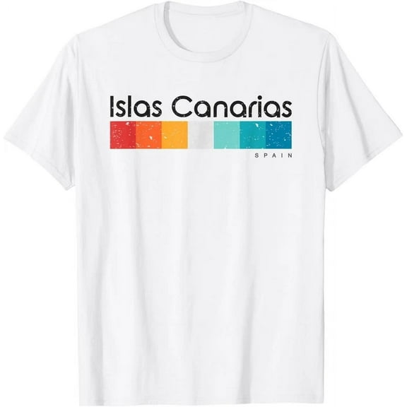 Vintage Islas Canarias Spain Retro Design T-Shirt Unisex S-5XL Hot Trending Shirt, Vintage Birthday Gift