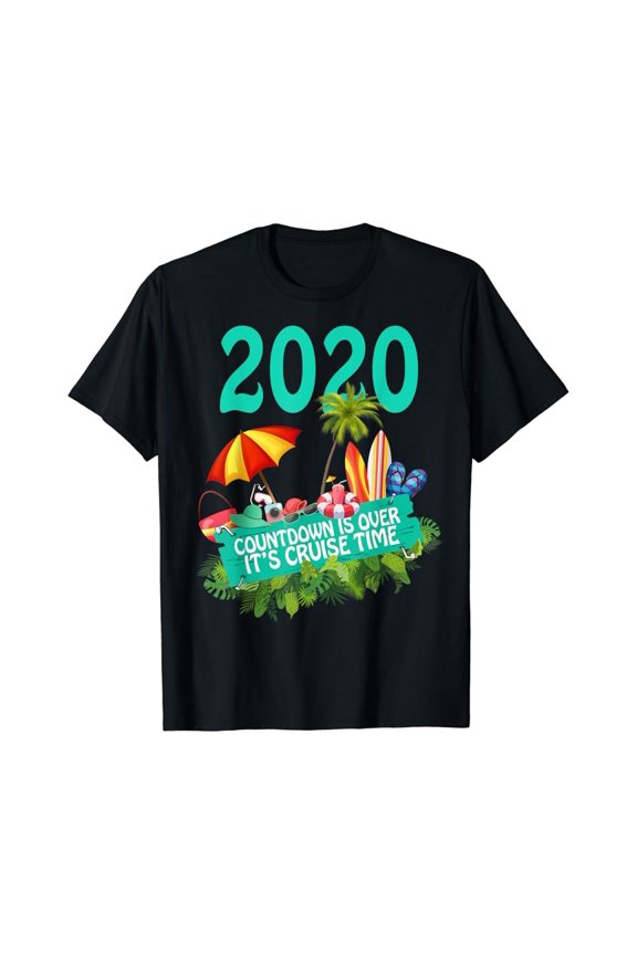 Vintage It'S Cruise Time Tropical Family Vacation Trip 2020 T-Shirt - Perfect Gifts For Everyone