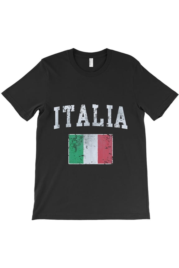 Vintage Italia Italian Flag Italy Italiano, National Pride G21890 Unisex T-Shirt, Up to Size 5XL