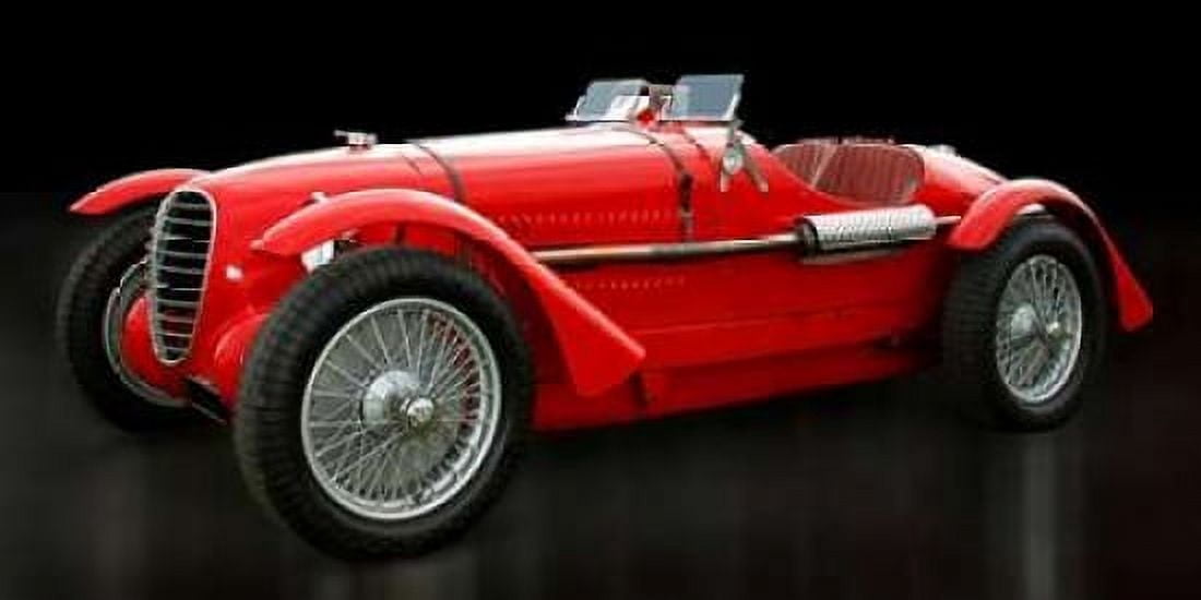 Vintage Italian race-car Canvas Art - Gasoline Images (10 x 20)