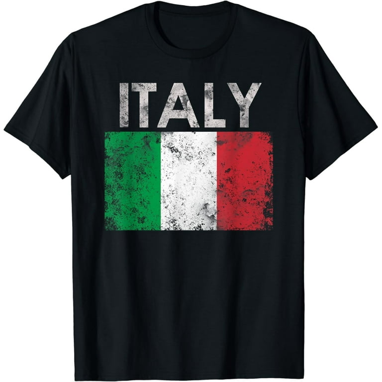 Vintage Italian Flag T-Shirt Italy Italia Gift Vintage Italian Flag T-Shirt Italy Italia Gift