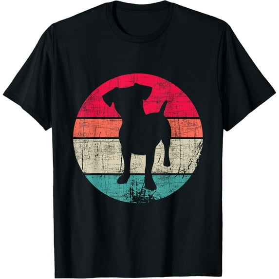 Vintage Jack Russell Terrier Dog - Pet Owner Animal Lover T-Shirtmen and women can wear, black, white, gifts.S,M,L,XL,2XL,3XL,2514XL