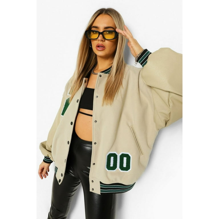 Vintage Jackets for Women 90s Long Sleeve Color Block Coat