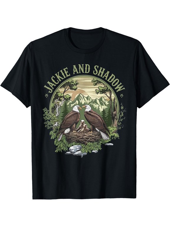 Vintage Jackie And Shadow Bald Eagle Family Nature Lovers T-Shirt , Vintage T-Shirt