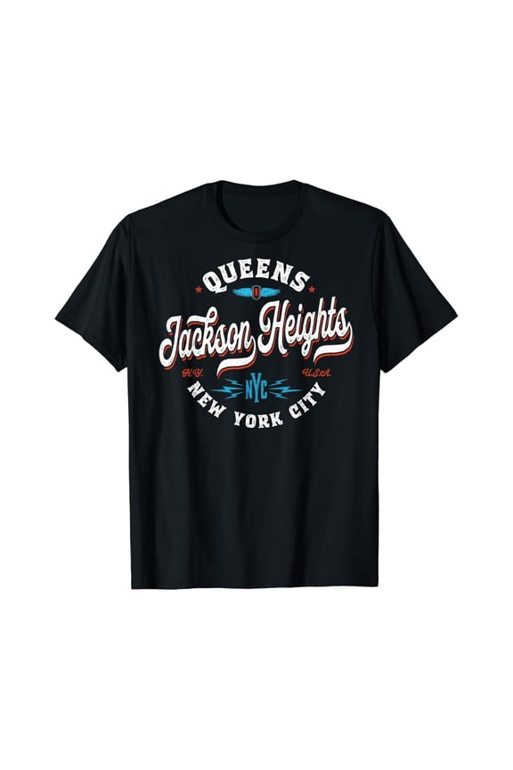 Vintage Jackson Heights Queens Graphic T-Shirt