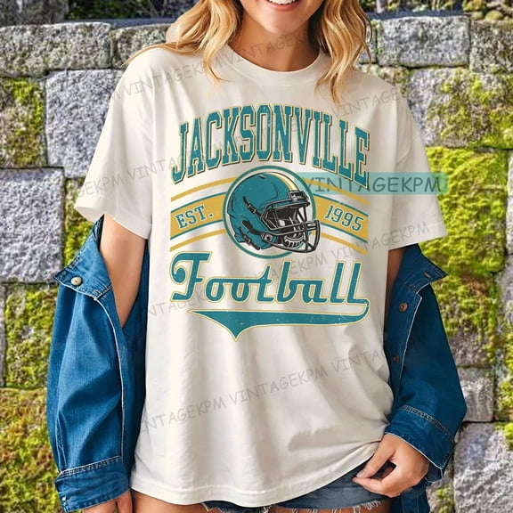 Vintage Jacksonville Football tee, Game day Football, Unisex T-Shirt