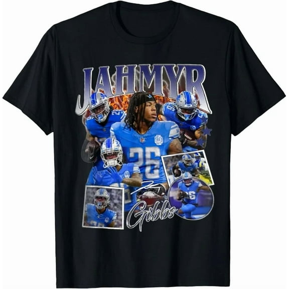 Vintage Jahmyr Graphic Tee Gibbs 90's Style T-Shirt unisex T-Shirt