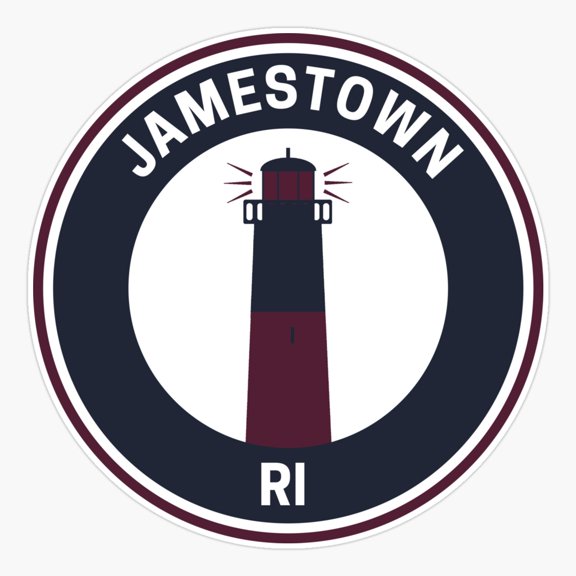 Vintage Jamestown Rhode Island Sticker