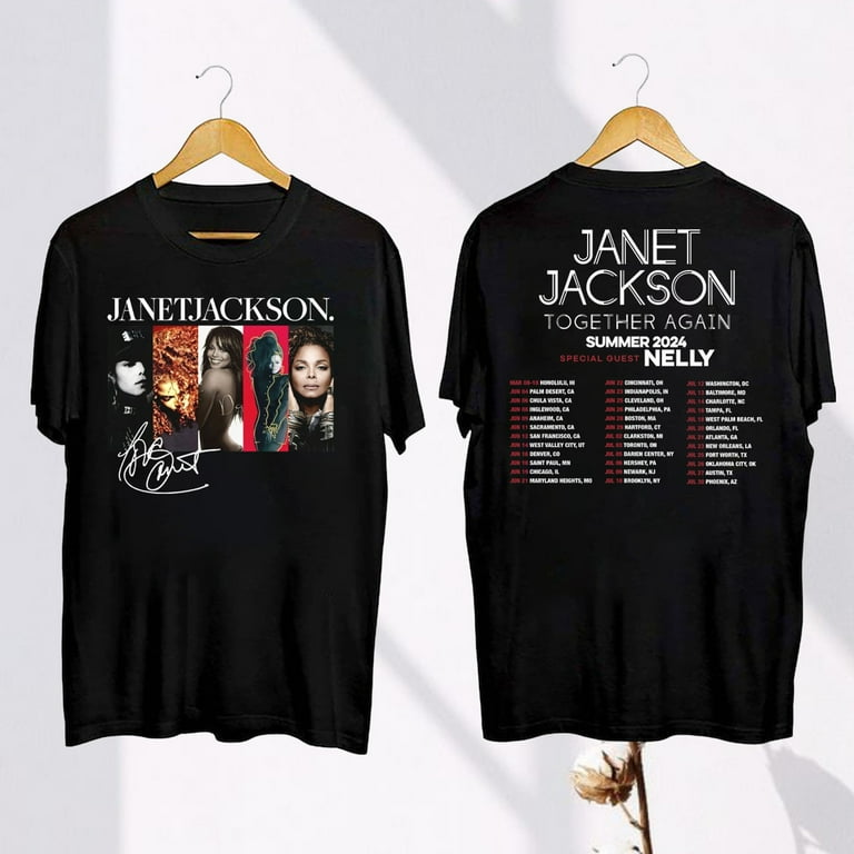 【即納】 Signature Jackson Janet Vintage Shirt, Jackson Janet ミュージシャン