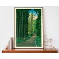 thumbnail image 1 of Vintage Japanese Forest Poster, Woodblock Art, Road To Nikko By Kawase Hasui, Japandi Decor, Botanical Wall Art Wall Art, Modern Wall Decor, 8x12 UNFRAMED, 1 of 2
