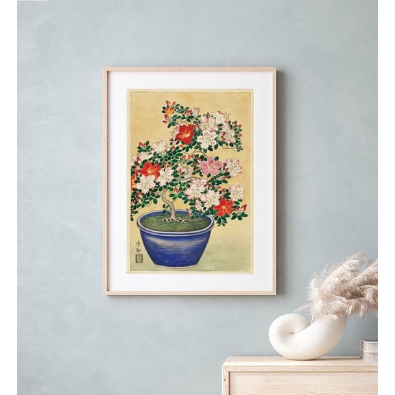 Vintage Japanese Poster Wall Art Decor, Japandi Style, Japanese Flower Print, 1800 Art Print, Antique Print, Vintage Japanese Art Wall Art, Modern Wall Decor, 8x12 UNFRAMED
