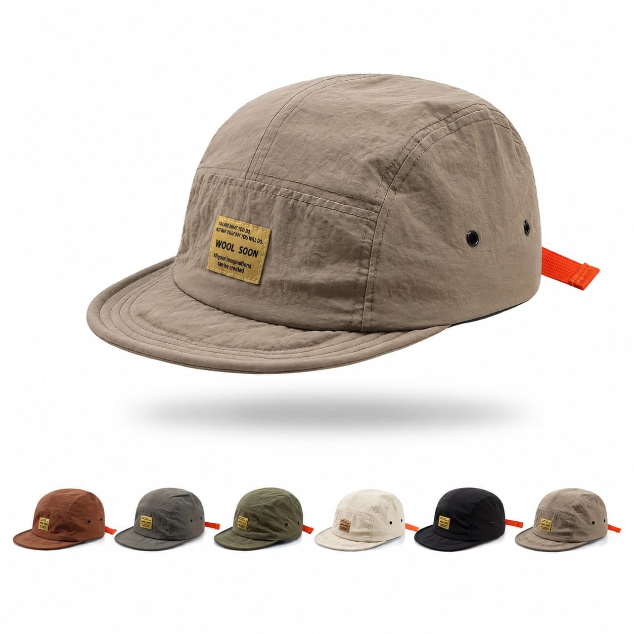 帽子 vj Vintage Japanese Streetwear Hat, Lightweight Breathable Cotton