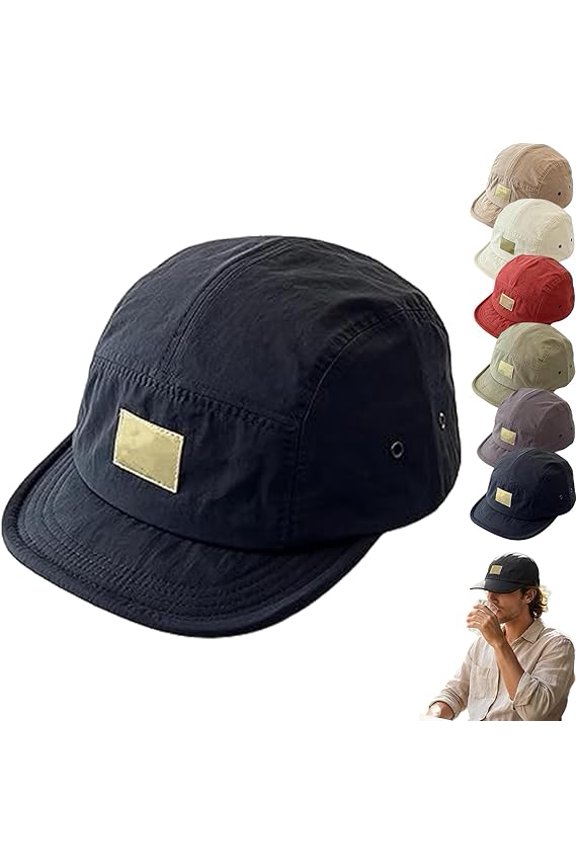 Vintage Japanese Streetwear Snapback Cap Lightweight Breathable Street Style Baseball Hat for Men(B)