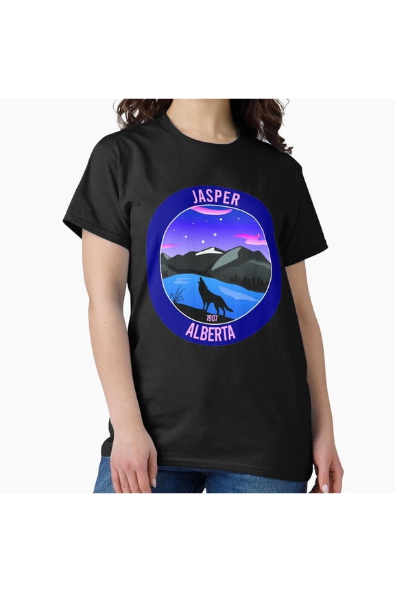 Vintage Jasper National Park (Wolf) Classic T-Shirt T-Shirt - Perfect T-Shirt For Everyone