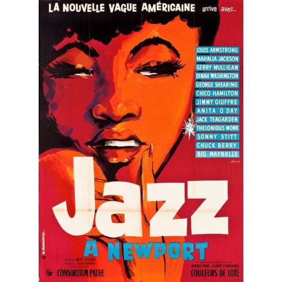 Vintage Jazz Festival Art Mahalia Jackson Poster 27Inx40In for any room 27x40 Square Adults Poster Time