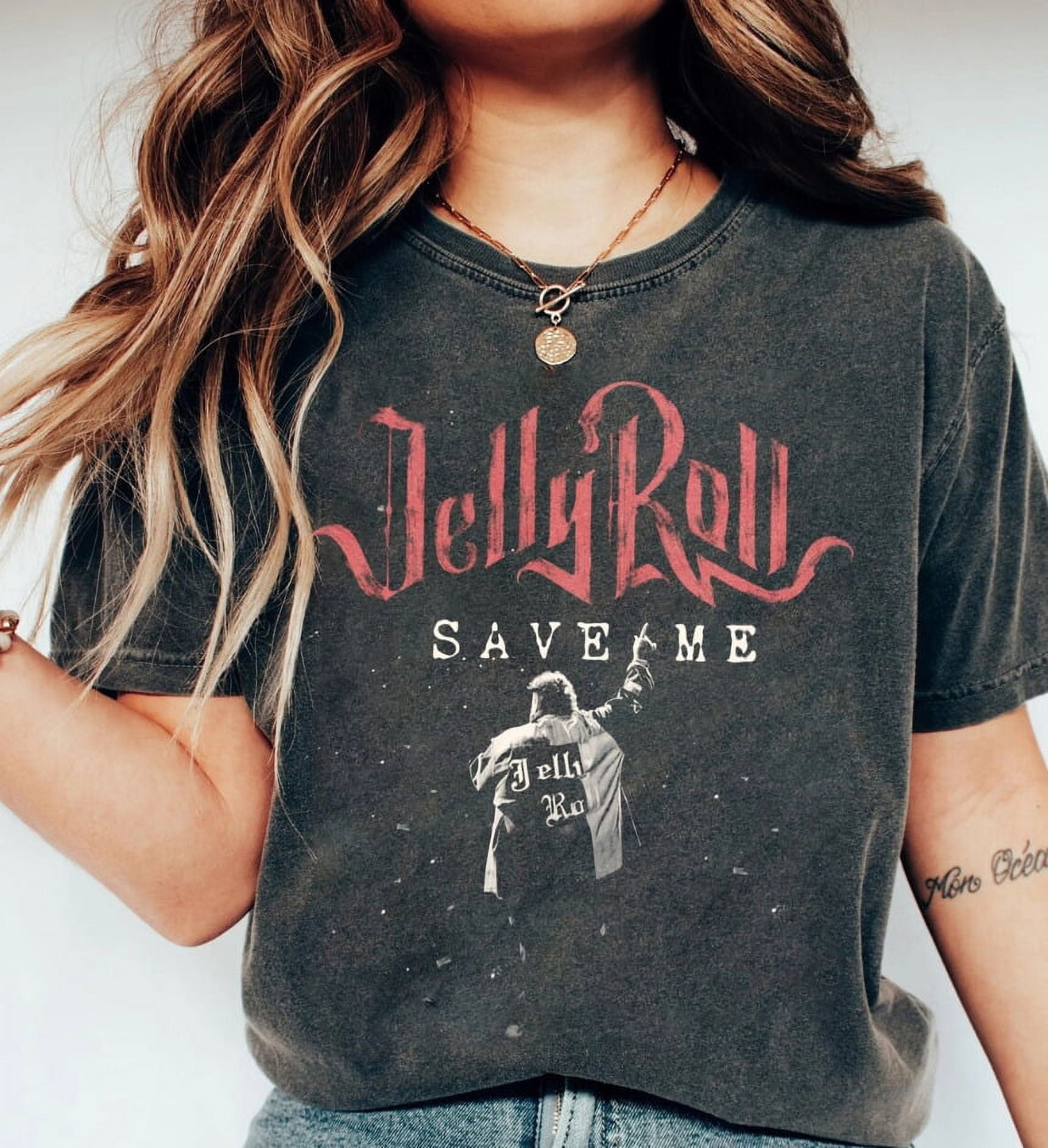 Vintage Jelly Roll Shirt, Save Me Tshirt, Jelly Roll 2024 Tour Shirt