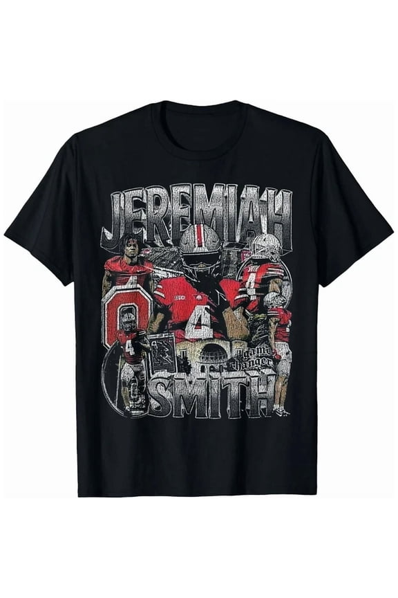 Vintage Jeremiah Tee – 90's Style Graphic Smith Retro Unisex T-Shirt,Black Color,Size XL