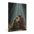 thumbnail image 1 of Vintage Jesus Nativity Scene Canvas Wall Art Paint Framed , Christian Watercolor Jesus Wall Art Decor,Christmas Wall Religious Artwork for Home Living Room,Bedroom Wall Decor, 1 of 9